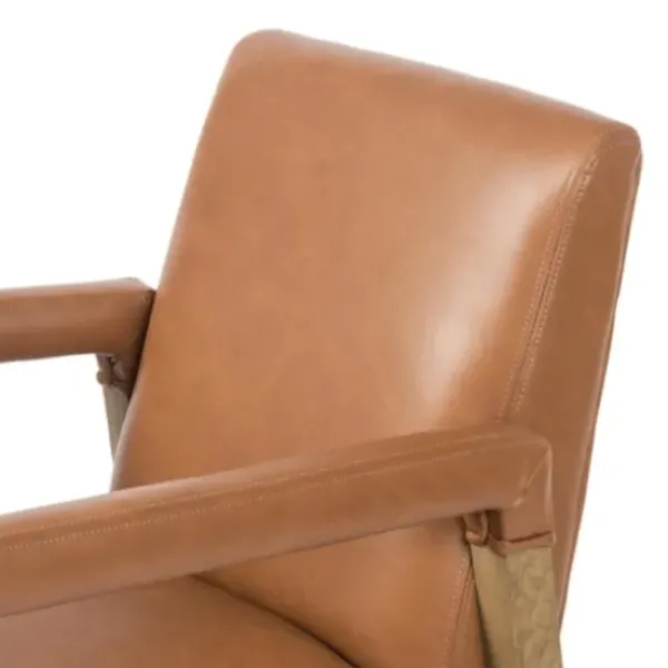 Dining Chairs-Kirkland's Home Reuben Sierra Butterscotch Dining Chair Brown