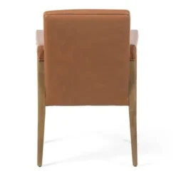 Dining Chairs-Kirkland's Home Reuben Sierra Butterscotch Dining Chair Brown