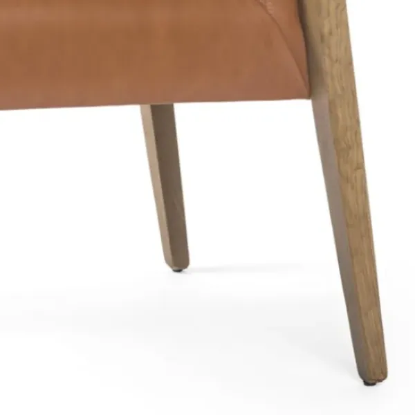 Dining Chairs-Kirkland's Home Reuben Sierra Butterscotch Dining Chair Brown