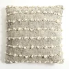 Pillows-Kirkland's Home Rhea Handwoven Pillow Ivory