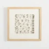 Wall Plaques-Kirkland's Home Rice Paper Shadowbox Wall Plaque White