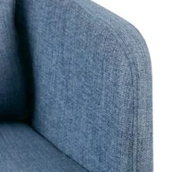 Accent Chairs-Kirkland's Home Rich Back Pillow Accent Chair Blue