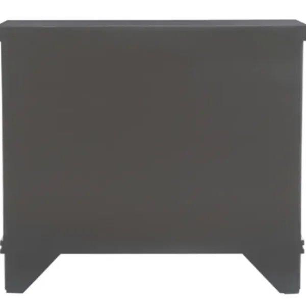 Cabinets & Sideboards-Kirkland's Home Rich Dimensional Panel Cabinet Gray