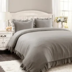 Comforters-Kirkland's Home Riley 3-Pc. King Comforter Set Gray