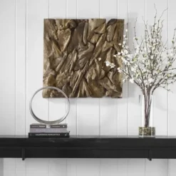 Wall Plaques-Kirkland's Home Rio Natural Wood Wall Plaque Brown