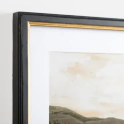 Framed Art-Kirkland's Home Road Through Hills Framed Art Print Brown/Tan/White