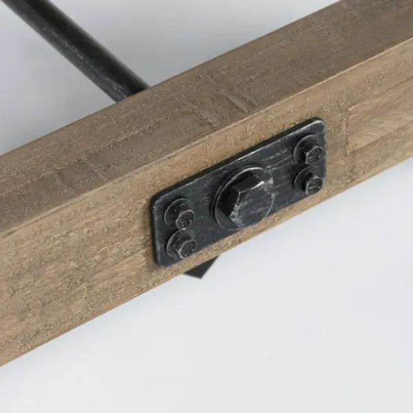 Console Tables-Kirkland's Home Roane Gray Reclaimed Pine Console Table