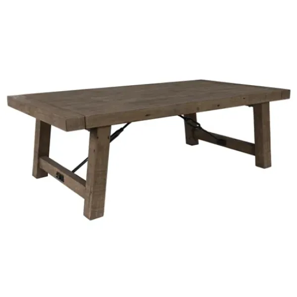 Coffee Tables-Kirkland's Home Roane Gray Reclaimed Pine Coffee Table