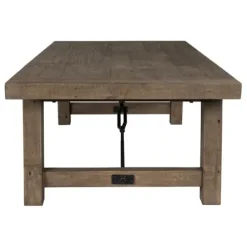 Coffee Tables-Kirkland's Home Roane Gray Reclaimed Pine Coffee Table