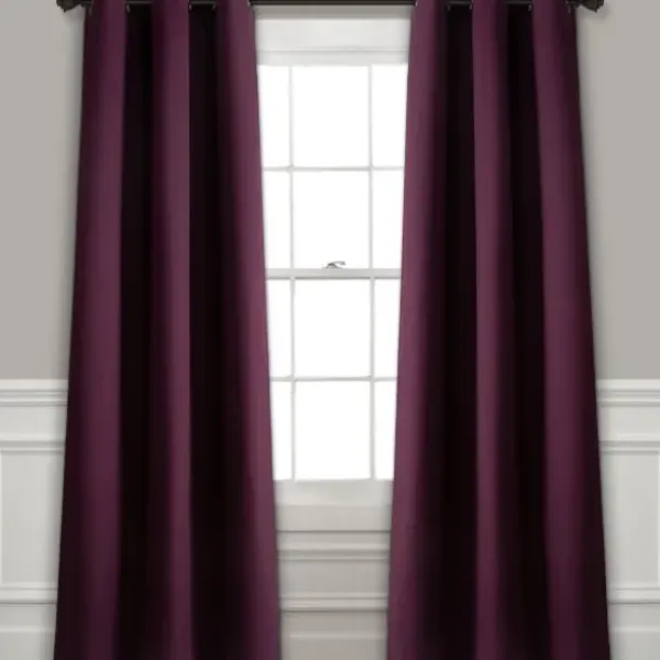 Curtains & Drapes-Kirkland's Home Rosalie Lace Curtain Panel Set, 63 In. White