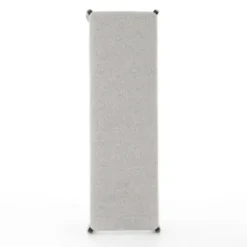 Benches & Ottomans-Kirkland's Home Roscoe Brunswick Pebble Upholstered Bench Gray