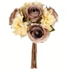 Stems & Bouquets-Kirkland's Home Rose And Hydrangea Bouquets, Set Of 2 Ivory