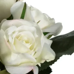Stems & Bouquets-Kirkland's Home Roses Bundle Bouquets, Set Of 3 White
