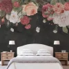 Wall Murals & Wall Decals-Kirkland's Home Rosy Skies Peel And Stick Wall Mural Pink/Black