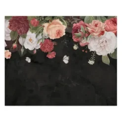 Wall Murals & Wall Decals-Kirkland's Home Rosy Skies Peel And Stick Wall Mural Pink/Black