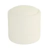 Benches & Ottomans-Kirkland's Home Round Cream Boucle Storage Ottoman Ivory