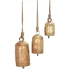 Decorative Accents-Kirkland's Home Round Iron Hanging Bells, Set Of 3 Black