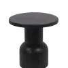 Accent & End Tables-Kirkland's Home Round Metal Bell Accent Table Black