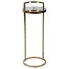 Accent & End Tables-Kirkland's Home Round Metal Cocktail Table Gold