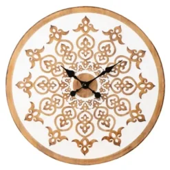 Clocks-Kirkland's Home Round Moravel Wall Clock