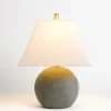 Table Lamps-Kirkland's Home Round Olive Table Lamp Green