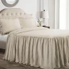 Comforters-Kirkland's Home Ruffle Skirt 3-Pc. Queen Comforter Set Tan
