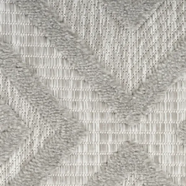 Outdoor Rugs-Kirkland's Home Rust Geo Ikat Outdoor Area Rug, 5X7 Red/Tan