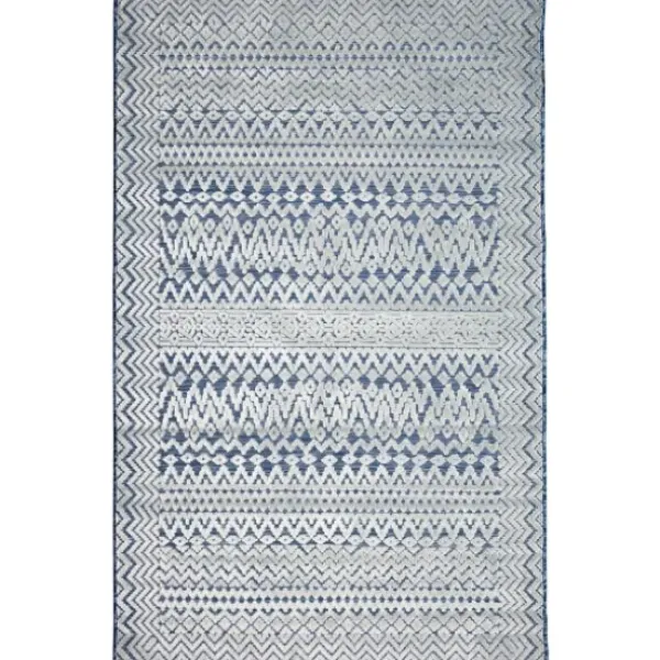 Outdoor Rugs-Kirkland's Home Rust Global Ikat Indoor/Outdoor Area Rug, 5X7 Red/Tan