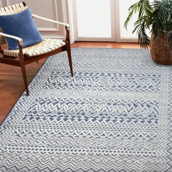 Outdoor Rugs-Kirkland's Home Rust Global Ikat Indoor/Outdoor Area Rug, 5X7 Red/Tan