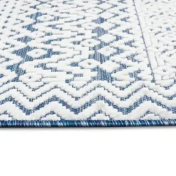 Outdoor Rugs-Kirkland's Home Rust Global Ikat Indoor/Outdoor Area Rug, 5X7 Red/Tan