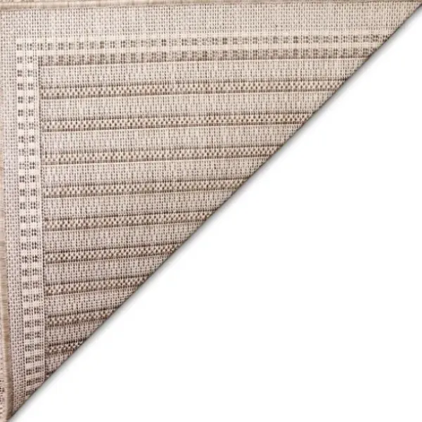 Outdoor Rugs-Kirkland's Home Rust Linear Macy Indoor/Outdoor Area Rug, 6X9 Orange