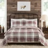 Quilts-Kirkland's Home Rust Plaid Camden Full/Queen 3-Pc. Quilt Set Red/Gray/Ivory