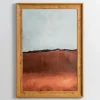 Framed Art-Kirkland's Home Rusted Landscape Framed Art Print Brown/Gray