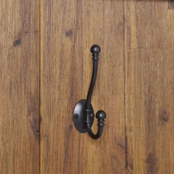 Entryway Furniture-Kirkland's Home Rustic Acacia Wood Hall Tree