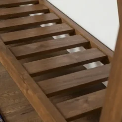 Console Tables-Kirkland's Home Rustic A-Frame Marble And Walnut Console Table