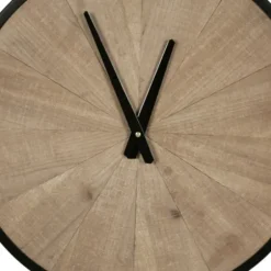 Clocks-Kirkland's Home Rustic Brown And Black Newfield Clock