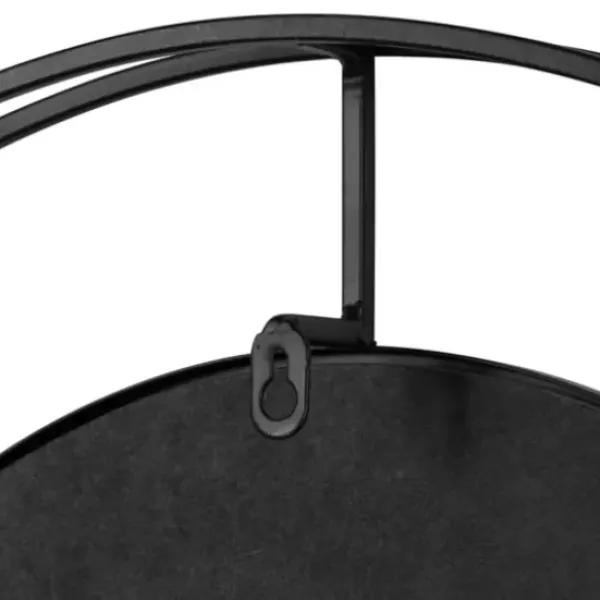 Clocks-Kirkland's Home Rustic Brown And Black Newfield Clock