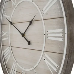 Clocks-Kirkland's Home Rustic Charm Wood Wall Clock