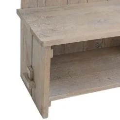Entryway Furniture-Kirkland's Home Rustic Driftwood Hall Tree Brown