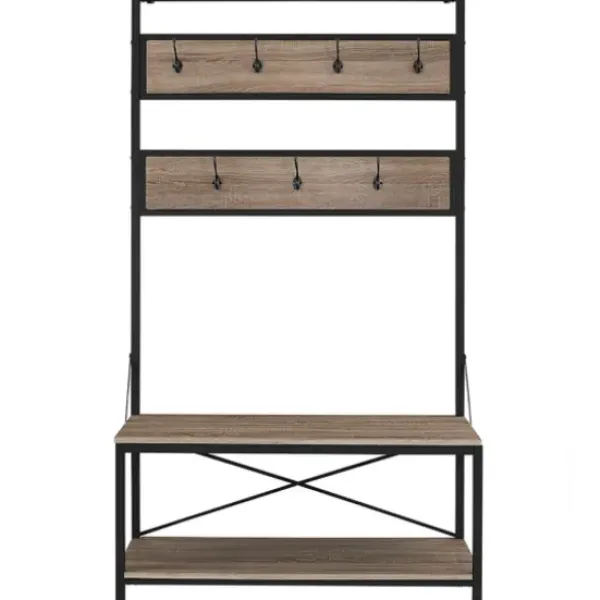 Entryway Furniture-Kirkland's Home Rustic Driftwood Hall Tree