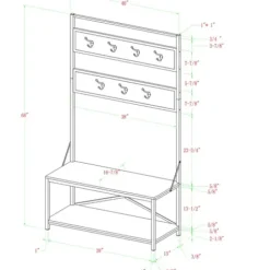 Entryway Furniture-Kirkland's Home Rustic Driftwood Hall Tree