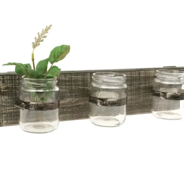 Wall Storage-Kirkland's Home Rustic Jars Wall Organizer