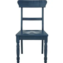 Dining Chairs-Kirkland's Home Rustic Ladder Back Dining Chairs, Set Of 2 Blue