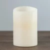 Flameless Candles-Kirkland's Home Rustic Led Pillar Candle, 4X6 In. Ivory