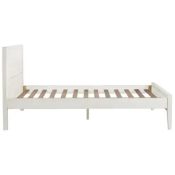 Beds & Headboards-Kirkland's Home Rustic Pine Panel 3-Pc. Full Bedroom Set White