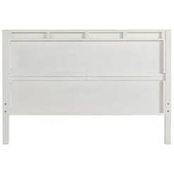 Beds & Headboards-Kirkland's Home Rustic Pine Panel 3-Pc. Full Bedroom Set White