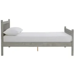 Beds & Headboards-Kirkland's Home Rustic Pine Spindle 3-Pc. Full Bedroom Set Gray