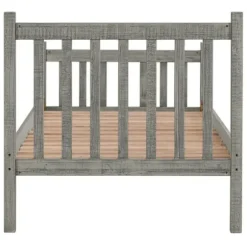 Beds & Headboards-Kirkland's Home Rustic Pine Spindle 3-Pc. Twin Bedroom Set Gray