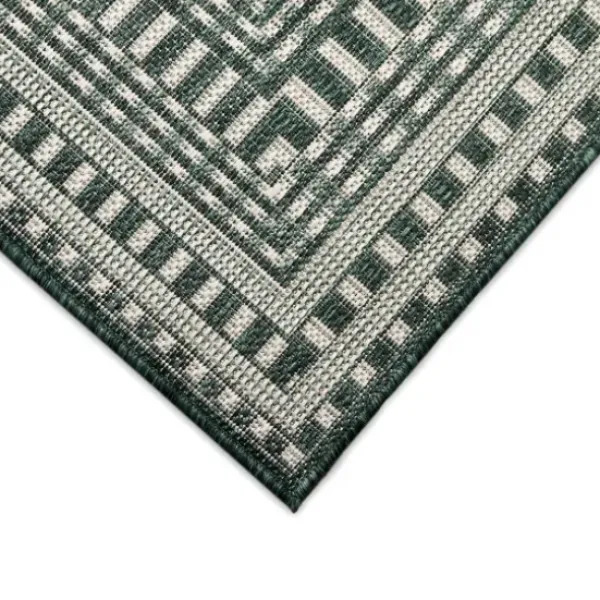 Outdoor Rugs-Kirkland's Home Rustic Southern Indoor/Outdoor Area Rug, 7X9 Ivory/Orange