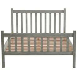 Beds & Headboards-Kirkland's Home Rustic Spindleback Full Bed Frame Gray